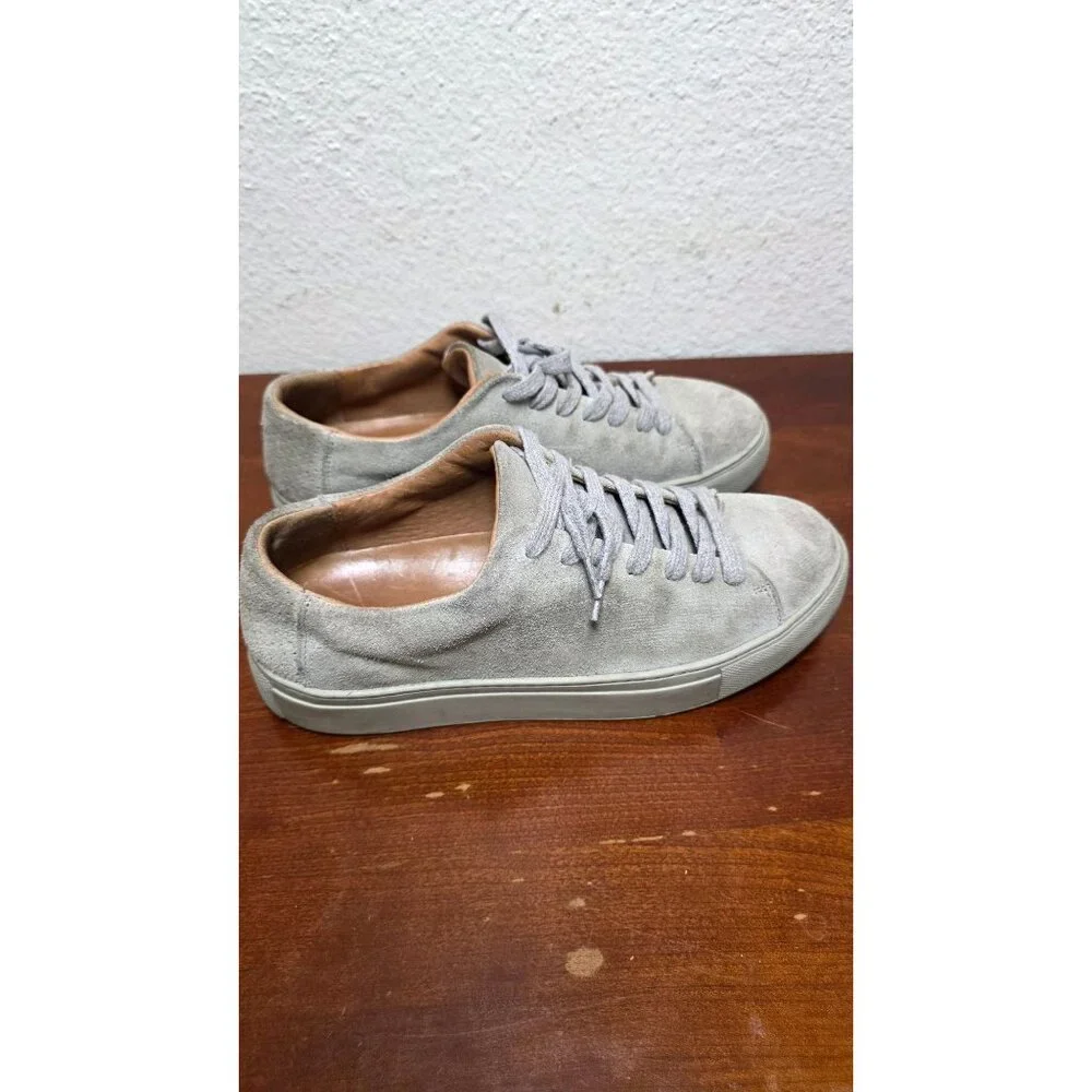 Selected/Femme Women's Suede Lace-Up Sneakers Beige Size 8‎